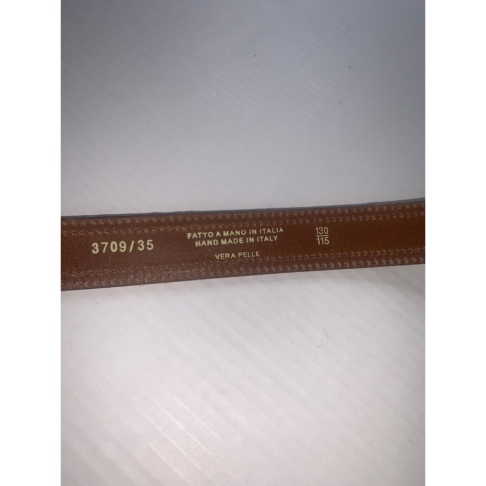 Borgo Degli Etruschi Mens Genuine Suede Leather Belt Made in Italy 42"-44" XL - Picture 8 of 10